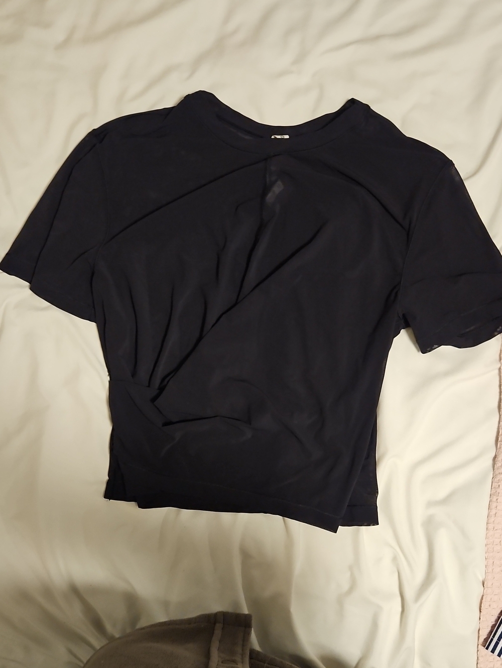 lululemon athletica Navy Short Sleeve Crew Top